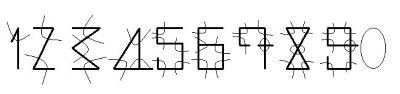 Angles in Arabic Numerals